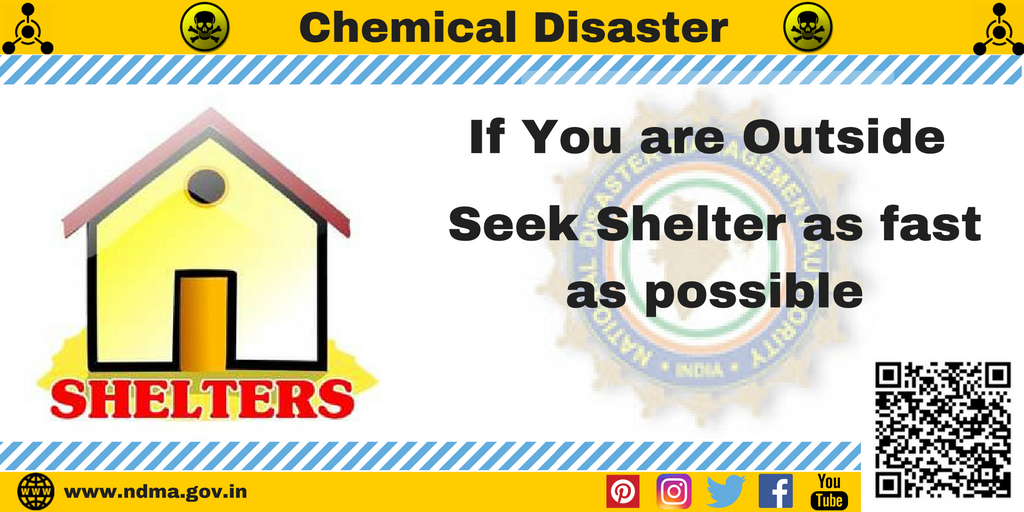 Seek shelter as fast as possible 